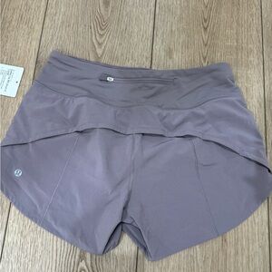 Lululemon speed up 4inch shorts lined